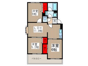 ヴァンベールアイリスⅡの物件間取画像